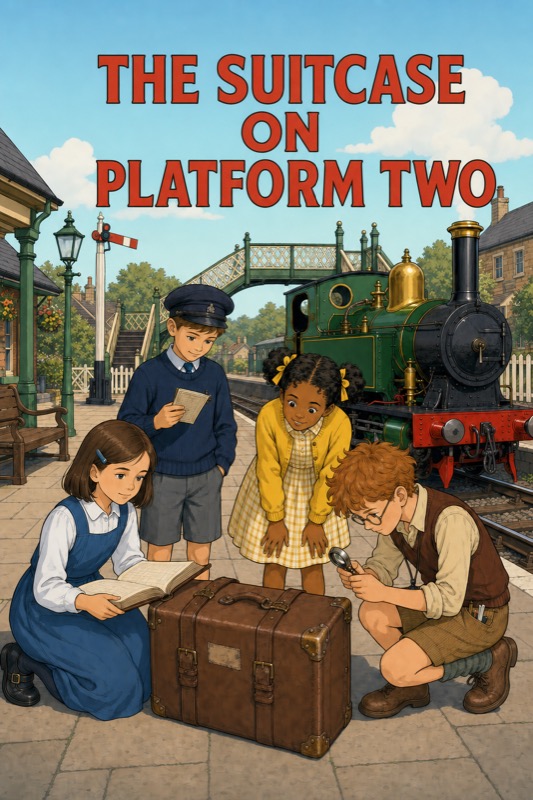 Cover van The Suitcase on Platform Two